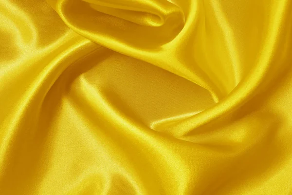 Latar Belakang Tekstur Kain Emas Kuning Detail Pola Sutra Atau — Stok Foto