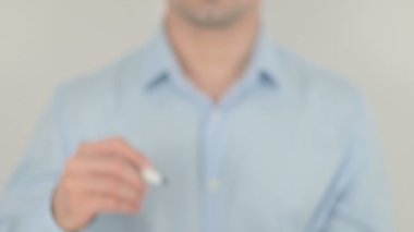 Hattı, şeffaf ekranda yazma