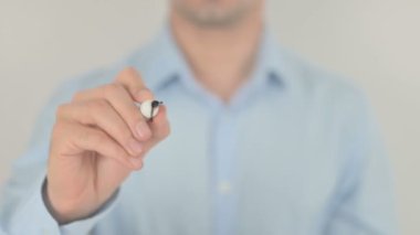 Finansal büyüme, şeffaf ekranda yazma