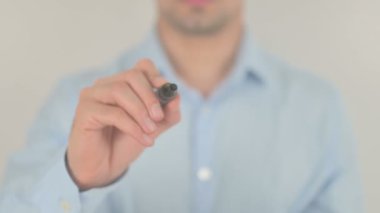 Çok gizli, şeffaf ekranda yazma