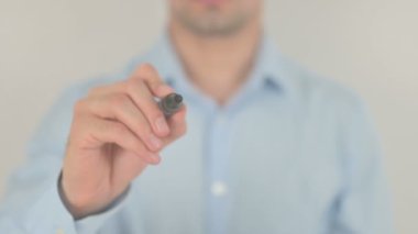 Satış stratejisi, şeffaf ekranda yazma