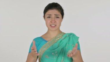 Öfkeli, Savaşan, Beyaz Geçmişli Hintli Kadın