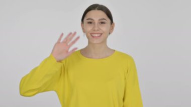 İspanyol Kadın Dalgalanması, Beyaz Arkaplanda Hoş Geldiniz