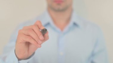 Content, Hand Writing on Transparent Screen