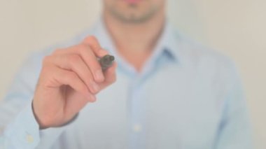 Code, Hand Writing on Transparent Screen