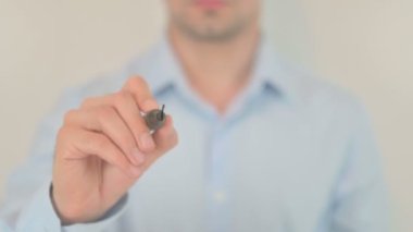 Digital Strategy, Hand Writing on Transparent Screen