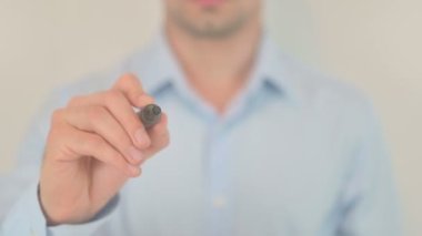 Compare, Hand Writing on Transparent Screen