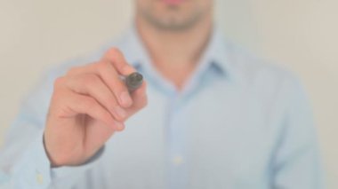 Cloud Storage, Hand Writing on Transparent Screen