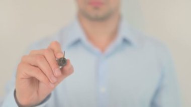 High Speed Internet, Hand Writing on Transparent Screen