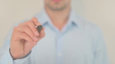 Computer Network, Hand Writing on Transparent Screen