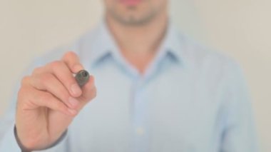 Boost Web Traffic, Hand Writing on Transparent Screen