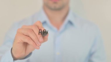 Application Development, Hand Writing on Transparent Screen