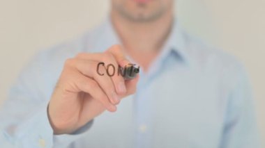 CMS, Hand Writing on Transparent Screen