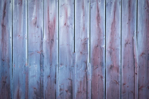 Blue Purple Wood Background Weathered Planks Fading Colors — Stock Photo, Image