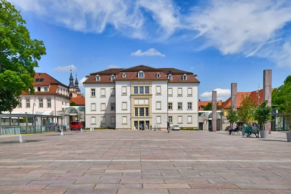 Ludwigsburg Almanya Temmuz 2022 Belediyeli Rathausplatz Adlı Kasaba Meydanı — Stok fotoğraf