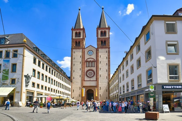 Wwrzburg Germania Giugno 2022 Cattedrale Wrzburg Stile Romanico — Foto Stock