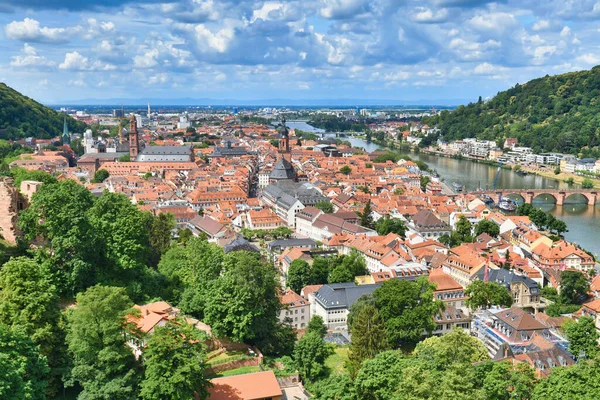 Heidelberg Germany July 2022 View Old Historic Town Center Neckar — Fotografia de Stock