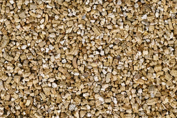 Close Exfoliated Vermiculite Hydrous Mineral Used Soilless Growing Medium Plants — Stock Photo, Image