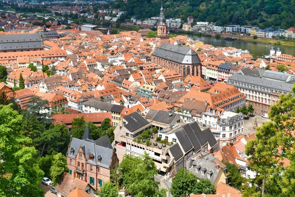 Heidelberg Germany July 2022 View Old Historic Town Center Neckar — Foto de Stock