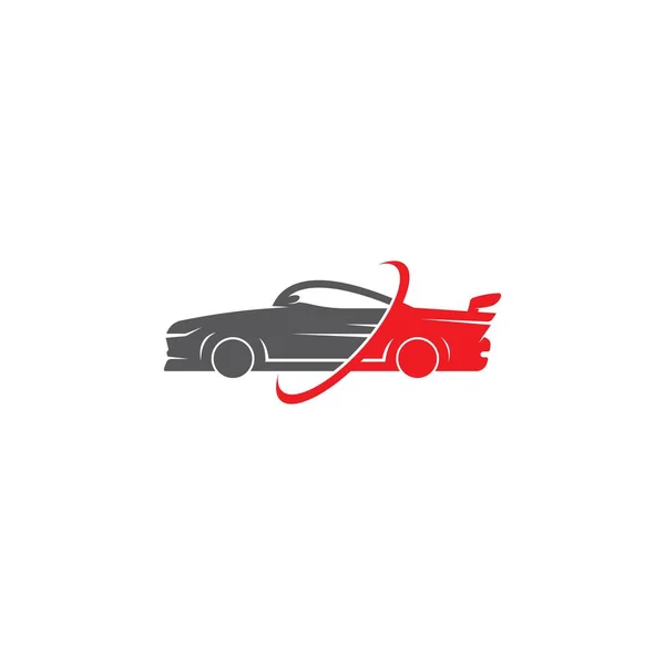 Illustrazione Vettoriale Modello Logo Auto — Vettoriale Stock