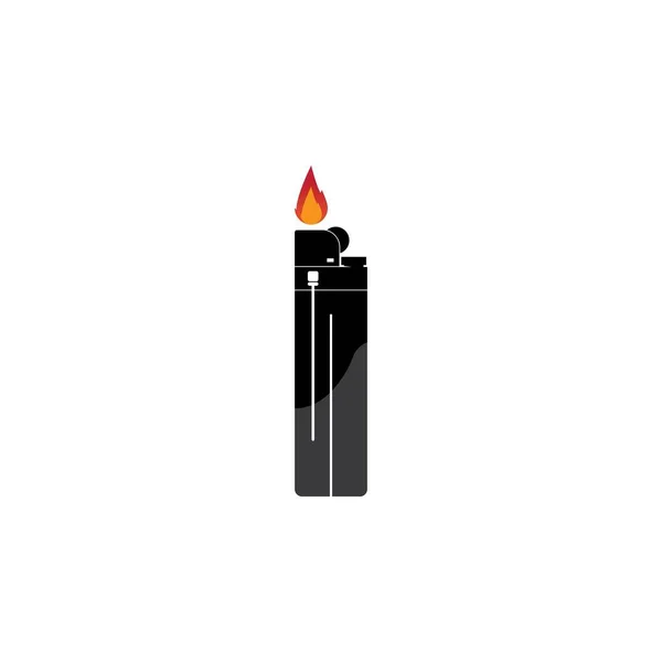 Газовий Запальничка Векторний Дизайн Ілюстрації Символ Фон — стоковий вектор