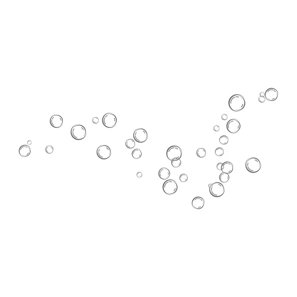Шаблон Векторной Иллюстрации Пузыря Стоковый вектор