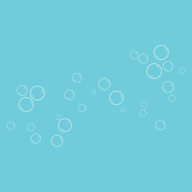 Doğal gerçekçilik kabarcık illüstrasyon vektör tasarımı