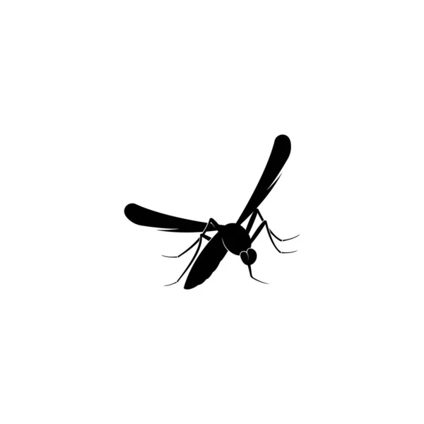 Mosquito Logo Design Vektor Illustration — Stockvektor