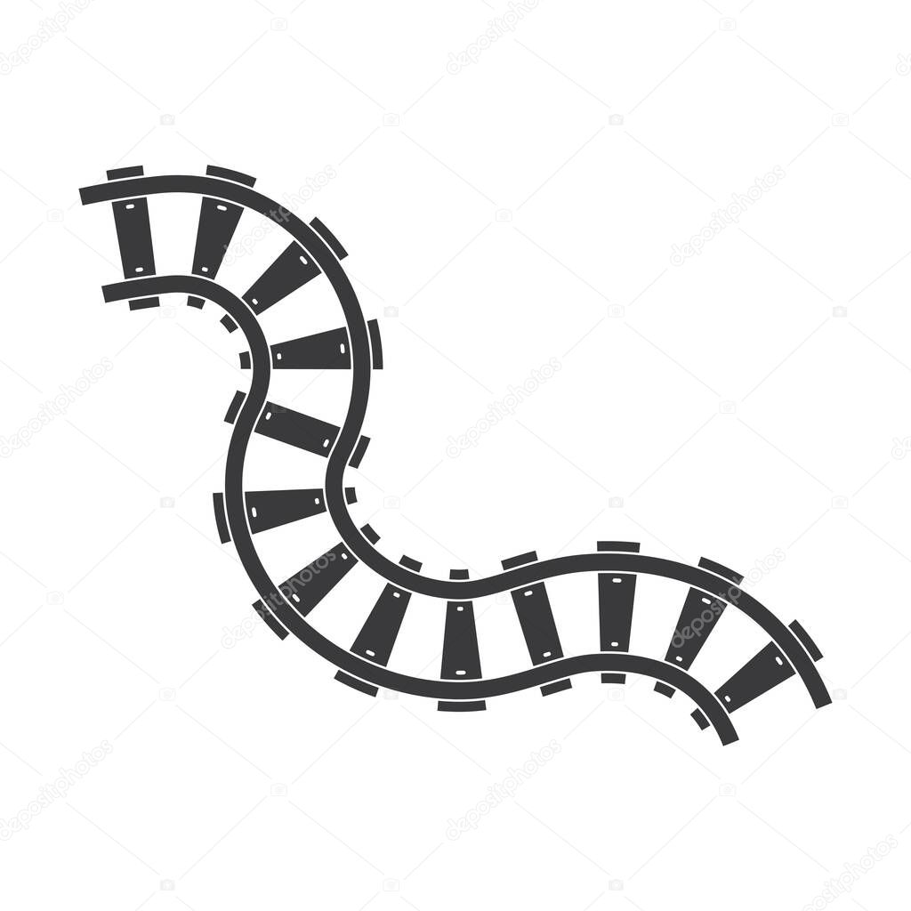Railway illustration vector template