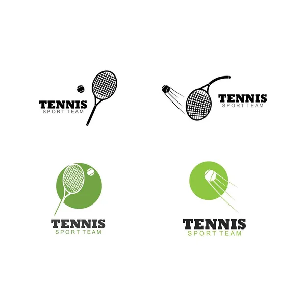 Tennis Logo Template Vektor — Stockvektor