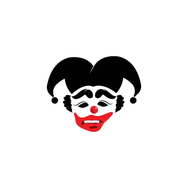 Clown Character Ilustration Vector — Stock Vector