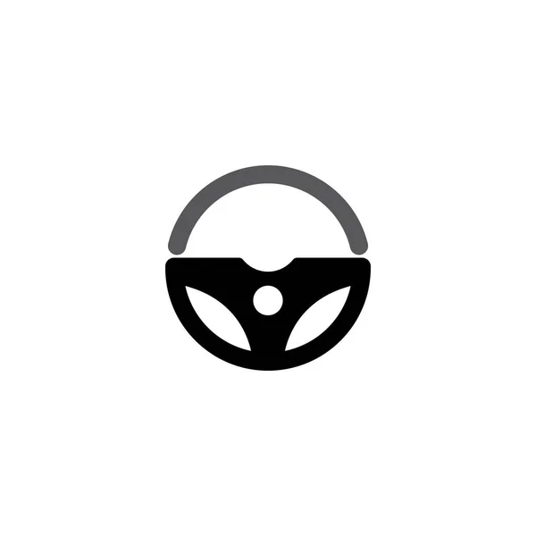 Volant Logo Vecteur Plat Design — Image vectorielle