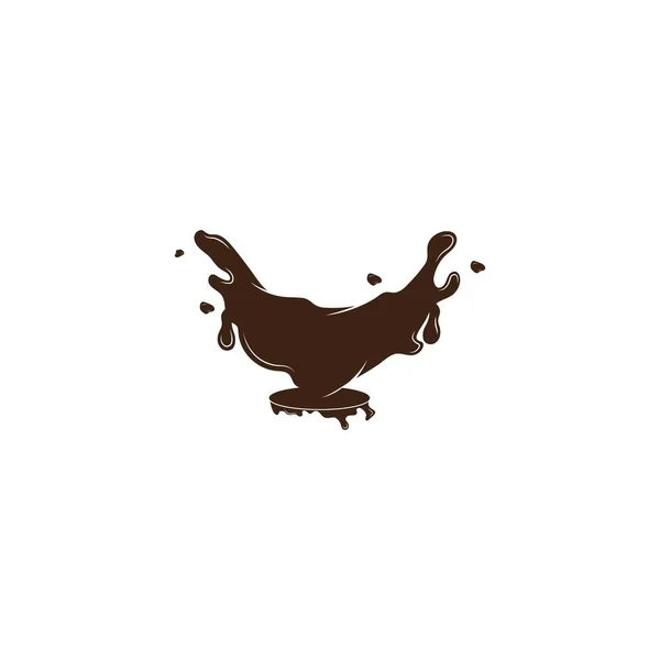 Chocolate Logo Design Vector Illustration — Stock Vector