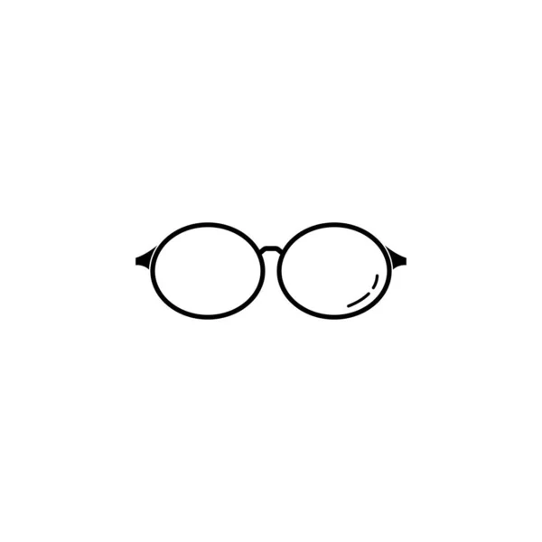 Ikona Okularów Wektor Szablon — Wektor stockowy