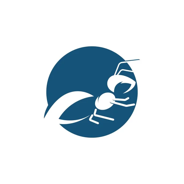 Ant Logo Vecteur Modèle — Image vectorielle