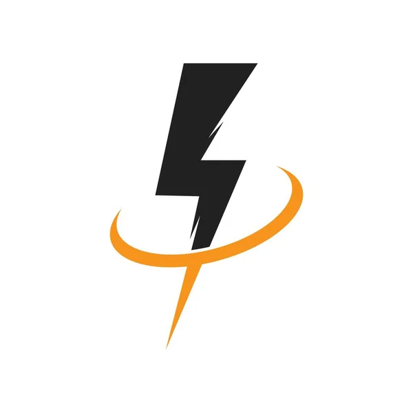Blitz Elektrische Ikone Vektor Illustration — Stockvektor