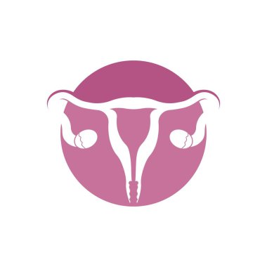 Kadın üreme ikonu şablonu tasarımı