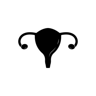 Kadın üreme ikonu şablonu tasarımı