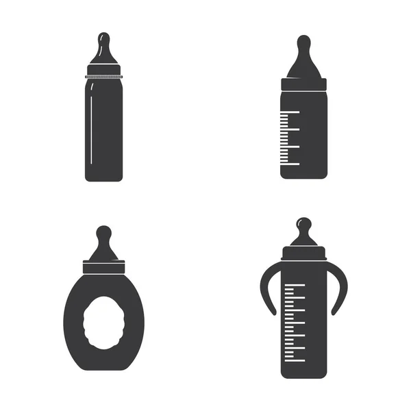Подача Значка Пляшки Векторні Ілюстрації — стоковий вектор