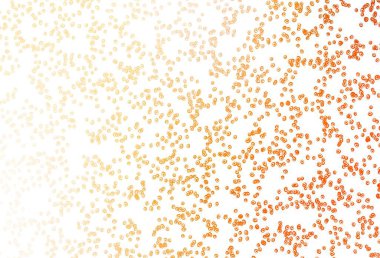 Açık sarı, diskli turuncu vektör dokusu. Doğa tarzında bulanık halkaları olan güzel renkli çizimler. Reklamlar, broşürler için desen.