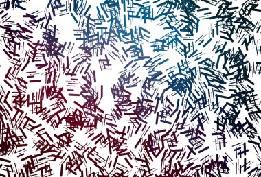 Uzun çizgileri olan koyu mor vektör arkaplan. Dar çizgileri olan parlak renkli çizimler. İş broşürleri, broşürler için desen.