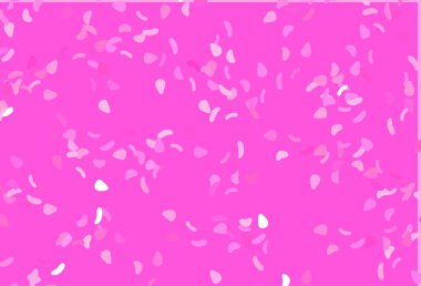 Soyut biçimlere sahip açık pembe vektör arkaplanı. Modern tarzda değişen renkli kaotik formlar. Web siteniz için basit tasarım.