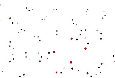 Açık yeşil, kırmızı vektör desenli daireler şeklinde. Daireler, çizgiler, rengarenk eşkenar dörtgenler. Duvar kağıtları için şablon.
