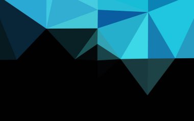 Açık BLUE vektör çokgen arkaplan.