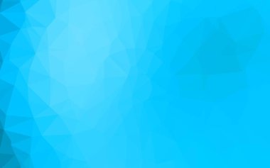 Açık BLUE vektör çokgen arkaplan.