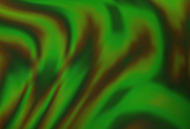 Lav şekilli açık yeşil vektör şablonu. Mermer biçiminde yaratıcı geometrik çizim ve gradyan. Arkaplanlar için desenli dalga deseni.