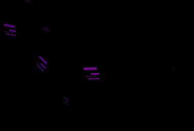 Uzun çizgileri olan koyu pembe vektör arkaplanı. Soyut şablondaki çizgilerle dekoratif parlak çizimler. İş broşürleri, broşürler için desen.