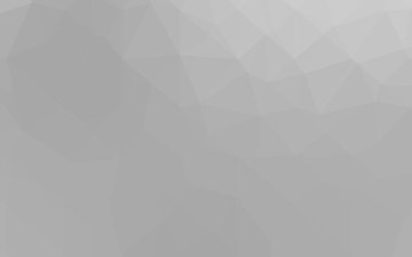 Açık Gümüş, gri vektör soyut çokgen kapağı.