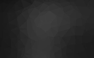 Koyu Gümüş, Gri vektör soyut çokgen düzeni.