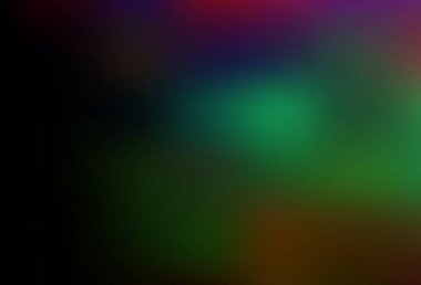 Koyu renk, Gökkuşağı vektör parlak bokeh deseni. Gradyanı olan belirsiz bir soyut çizim. İşiniz için yepyeni bir tasarım..